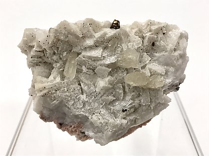 Strontianita con Dolomita y Calcopirita. 