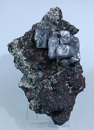 Galena with Siderite and Calcite. 