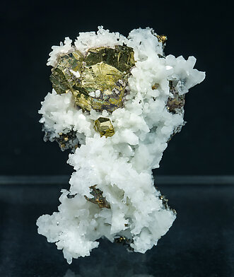 Pyrite with Quartz. Front