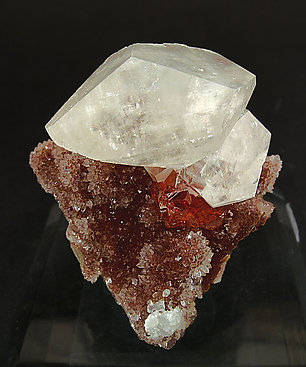 Calcite with Sphalerite and Quartz. 