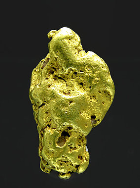 Oro nativo. Vista frontal